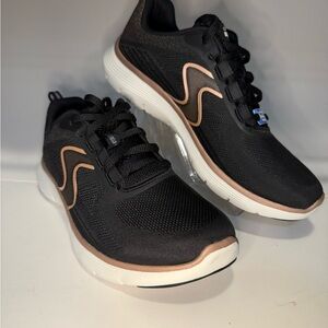 Skechers Black and Gold Athletic Shoes - NWOT